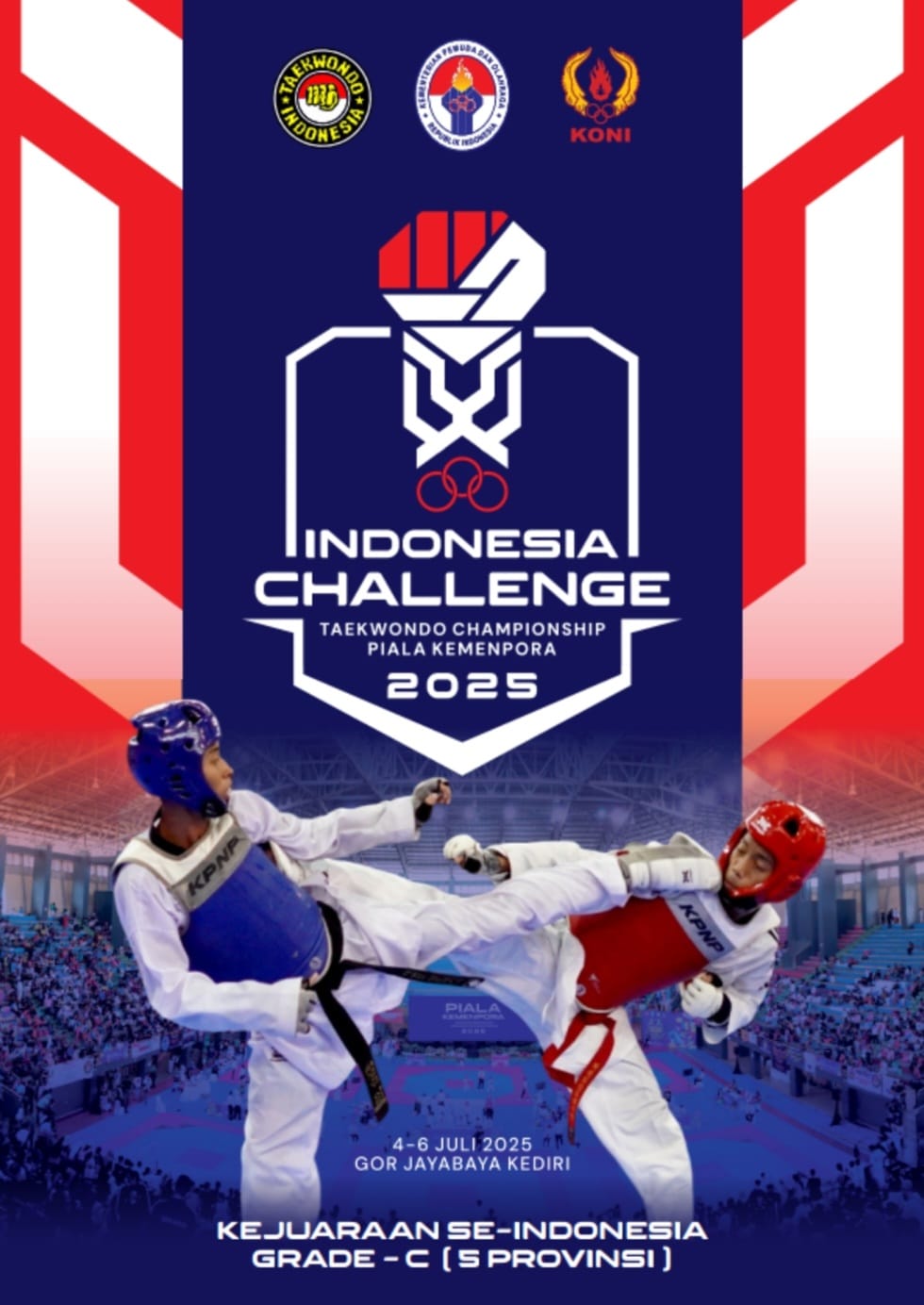 Ajang Pertarungan Prestasi Taekwondo di Tanah Air Taekwondo Indonesia Dojang MEKAR JAYA