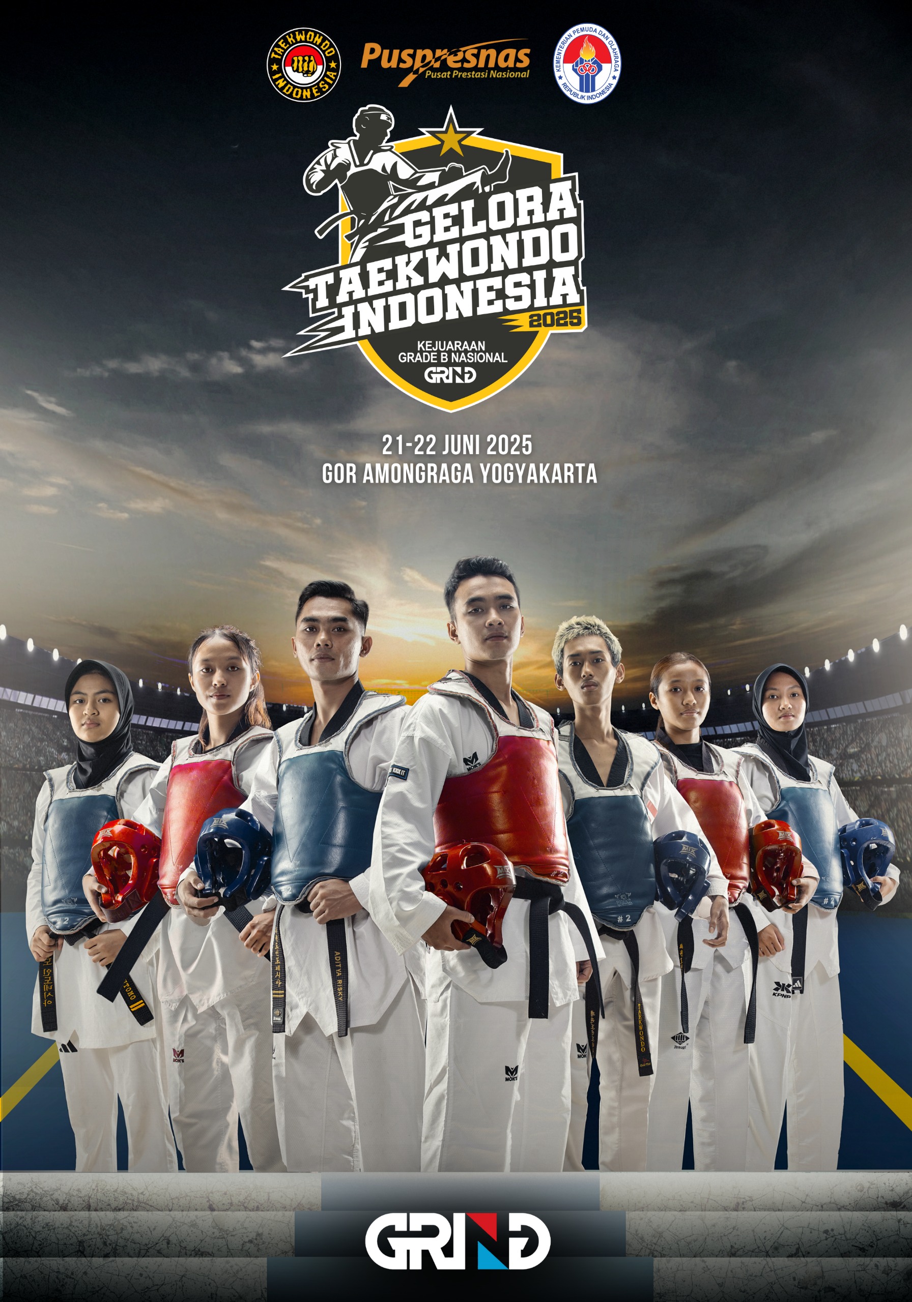 Panggung Juara Taekwondo Indonesia Taekwondo Indonesia Dojang MEKAR JAYA